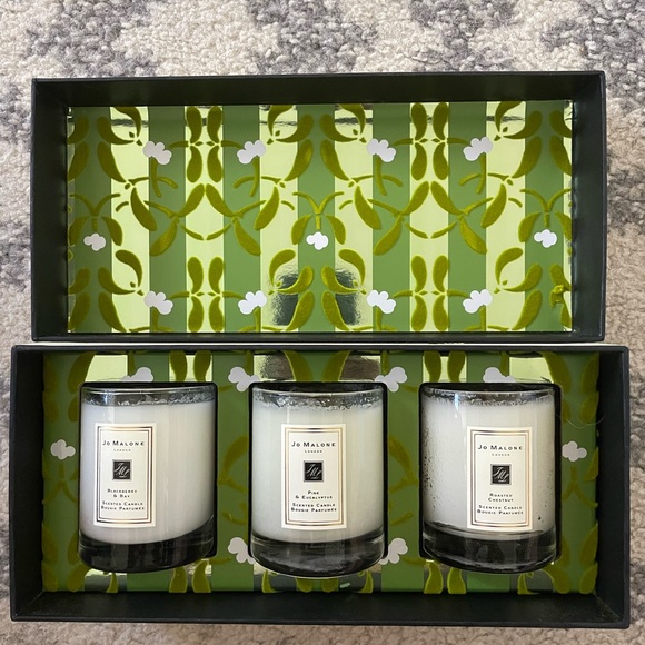 Jo Malone Accents Jo Malone Travel Candles Blackberrybay Pine Eucalyptus Roasted Chestnut